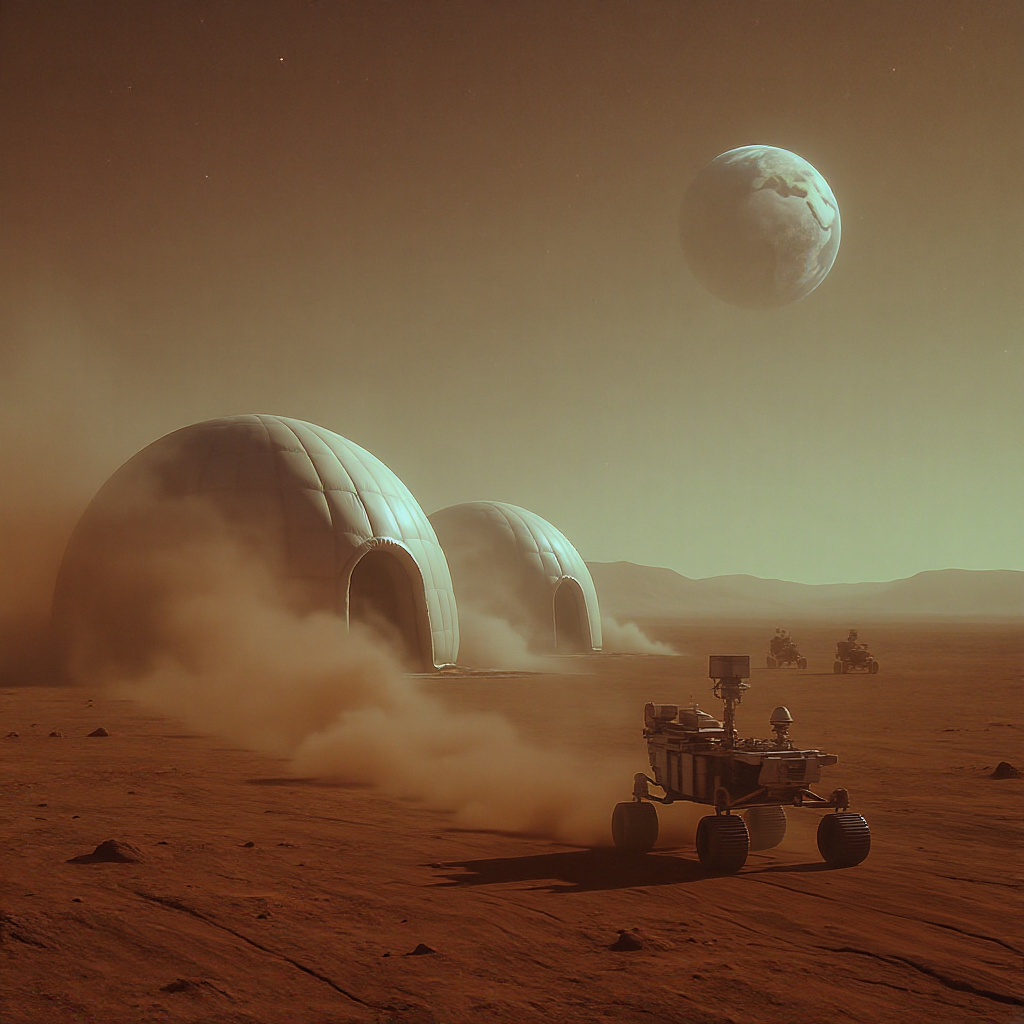 Robot Penjelajah Mars: Koloni Pertama Manusia